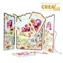 Crealies - X-tra stansen no. 126, ATC Paneel A - CLXtra126