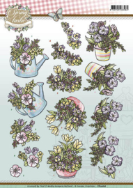 3D Knipvel - Yvonne Creations - Spring-tastic - Spring flowers CD10818