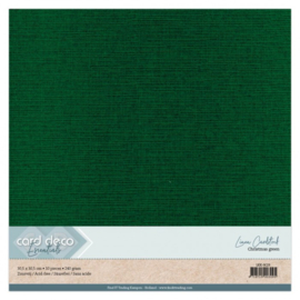 Linnenkarton - 30.5 x 30.5 - Kerstgroen - LKK-SC23