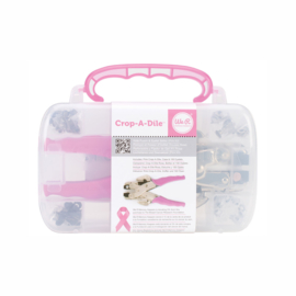 We R Memory Keepers Pink Case Crop-A-Dile Tool
