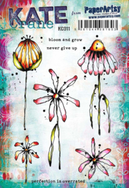 PaperArtsy -  Kate Crane Stamp Set 011 (A5 on EZ)