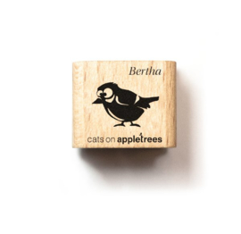 Cats on Appletrees 27328 Ministempel - Vogel Bertha