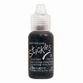 Ranger Stickles Glitter Glue 15ml - Black diamond - SGG15123