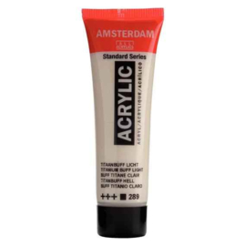 Titaanbuff licht - 289 - Amsterdam Acrylverf 20 ml Tube