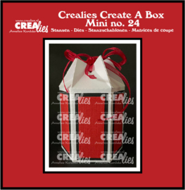 Crealies - Create A Box Mini stansen no. 24, Zeshoek doos mini