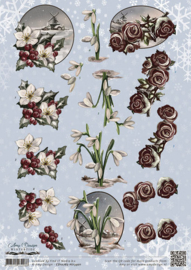 3D Knipvel - Amy Design - Wintertide - Flowers CD10765