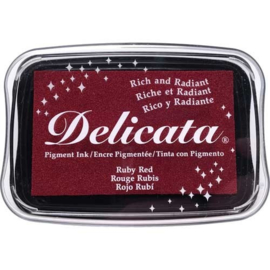 Delicata large inkpads	DE-000-325 Ruby Red