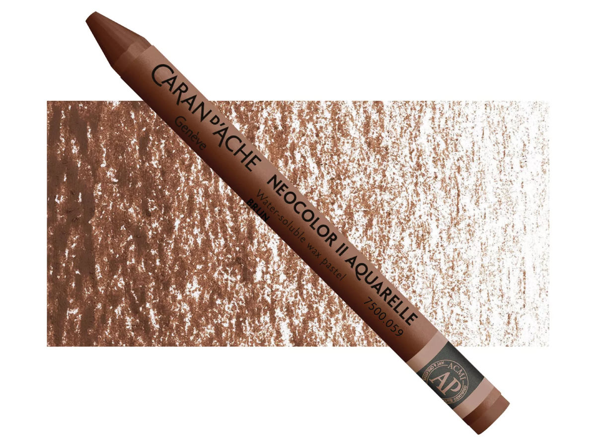 Caran d’ache - neocolor II – 059 Brown - 0318917059