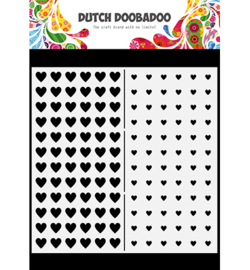 Dutch Doobadoo -  Mask Art Slimline Hearts - 470.784.077
