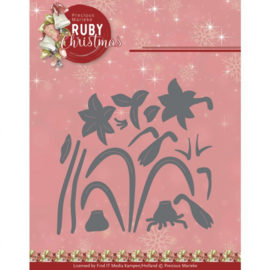 Dies - Precious Marieke - Ruby Christmas - Ruby Amaryllis