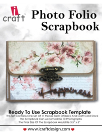 icraft - Photo Folio Scrapbook - Ready to Use Scrapbook Template.