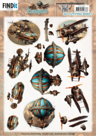 3D Cutting Sheet - Berries Beauties - Steampunk - In the Air - CD12406