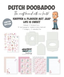 Dutch doobadoo Knippen & plakken met jaap Life Is Sweet - 473.013.005