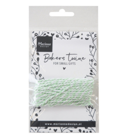 Marianne Design - Bakers Twine - mint / white - CA3227