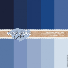 Card Deco Color Paperpack - Solid - Blue - A4 - CDCPPA411004