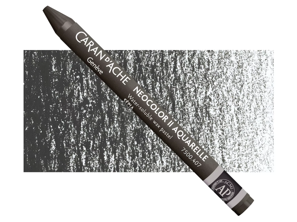 Caran d’ache - neocolor II – 407 Sepia - 0318917407