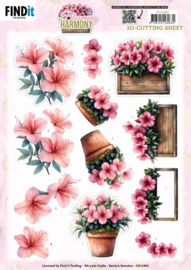 3D Cutting Sheet - Berries Beauties - Blooming Harmony - Blooming Pots - CD12460