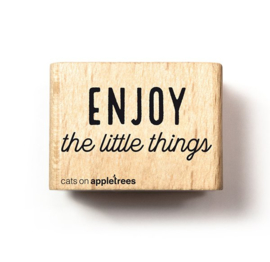 Cats on Appletrees - 2716 - Stempel - Enjoy the little things