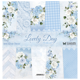 Scrap And Me - Lovely day in blue - 30,5x30,5 cm
