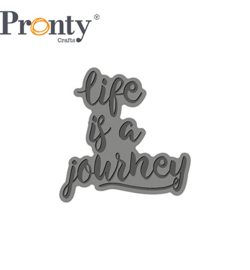 Pronty Crafts - Life Is A Journey - Unmounted Rubber Stamp - 497.003.008