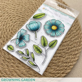 Create a smile stamp Clear A6 Growing Garden