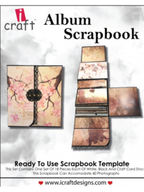icraft - Album Scrapbook - Ready to Use Scrapbook Template.