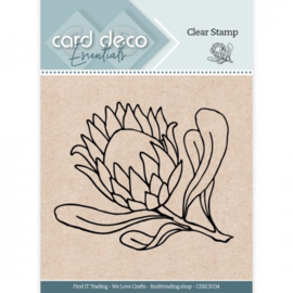 Card Deco Essentials - CDECS134 - Clear Stamps - Protea