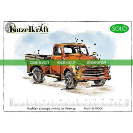 Katzelkraft - Truck - Unmounted Rubber Stamp - SOLO185