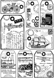 Crafty Individuals CI-428 It's a Man's World Unmounted Rubber Stamps