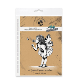 Cosmic Shimmer - Andy Skinner - Pre Cut Rubber Stamp Set - Make a wish