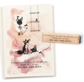 Cats on Appletrees - 20150 - Stempelen is niet de oplossing…