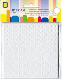 JeJe 3D Foam rondjes 2mm (3.3122)