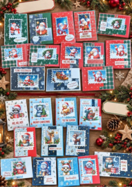 Berrie's Beauties - Complete Card Kit - Christmas Stamps Animals -  BBCK10001