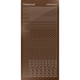 Hobbydots sticker - Mirror Brown