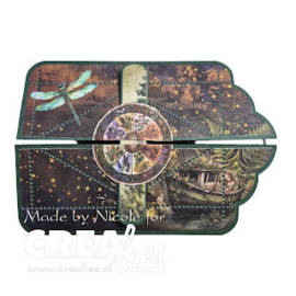 Crealies - Cardzz stansen no. 636, Gatefold card Paneel B - CLCZ636
