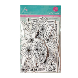 Julie Hickey design JHD-DCF-1011 Garden Blooms Die Cut Foilables