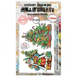 AALL & Create - #TP-1322 - A6 Stamp Set - Candy Tinsel