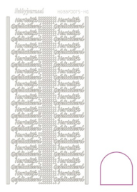 Hobbydots sticker - Adhesive - White