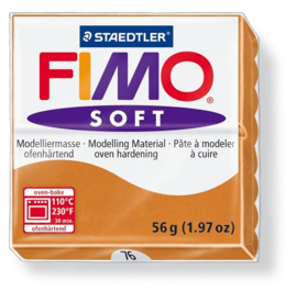 Fimo soft boetseerklei 56 g cognac