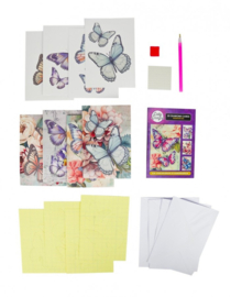 Dotty Designs Diamond 3D Cards Kit 01 Butterflies - DDDCK001