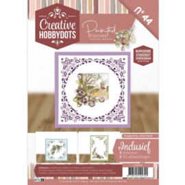 Creative Hobbydots 44 - Precious Marieke - Painted Pansies - CH10044