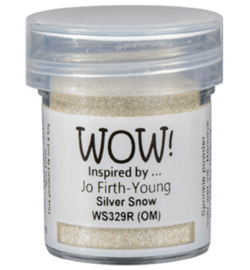 Wow! - WS329R - Embossing Powder - Regular - Embossing Glitters - Silver Snow