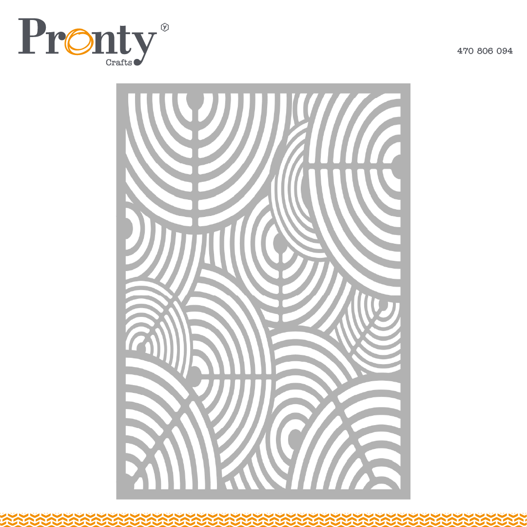 Pronty crafts Mask stencil Stacked Circles A5