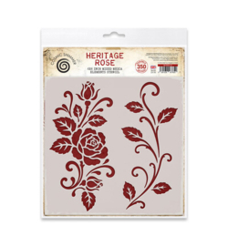Cosmic Shimmer -  08-9003-CS - Heritage Rose Stencil