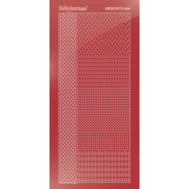 Hobbydots sticker - Mirror - Christmas Red