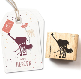 Cats on Appletrees - 27820  - Stempel - Saiga-antilopen moad