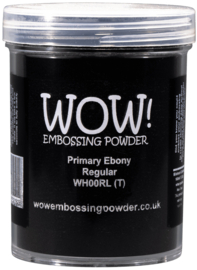 Wow! - WH00Rl - Embossing Powder - Regular - Primary - Ebony- 160ml