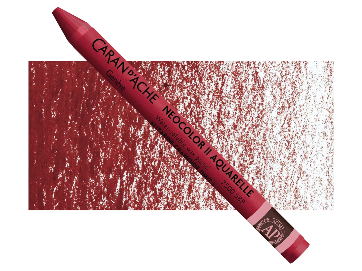 Caran d’ache - neocolor II – 589 Alizarin Karmesin Hue - 0318917589