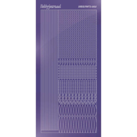 Hobbydots sticker - Mirror - Purple