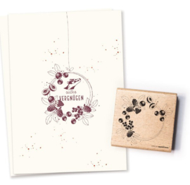 Cats on Appletrees - 27711 - Stempel - fruitkrans 1